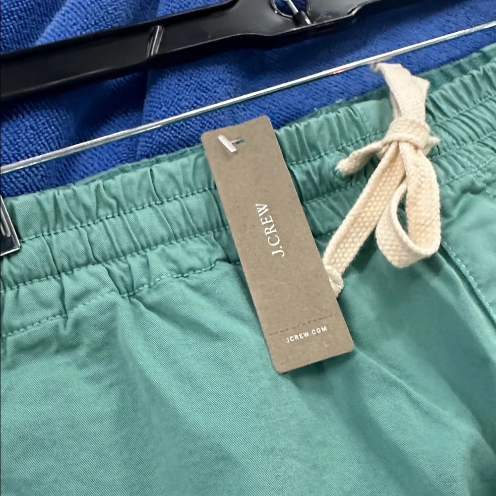 J. Crew Teal Drawstring Shorts